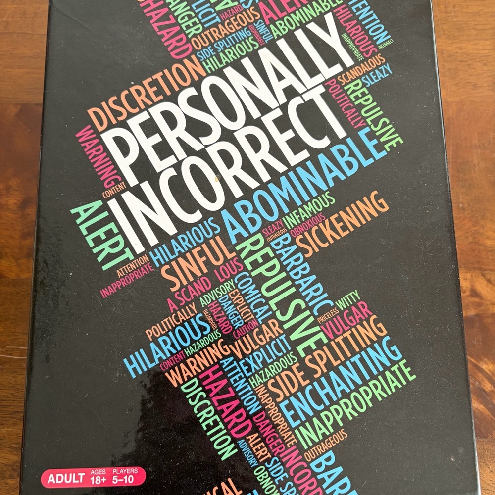 Personally Incorrect Party Game